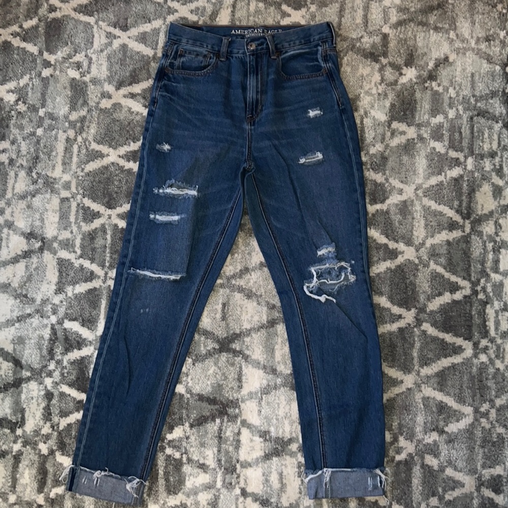 American Eagle Outfitters Mom Jeans, size: 4 x-long